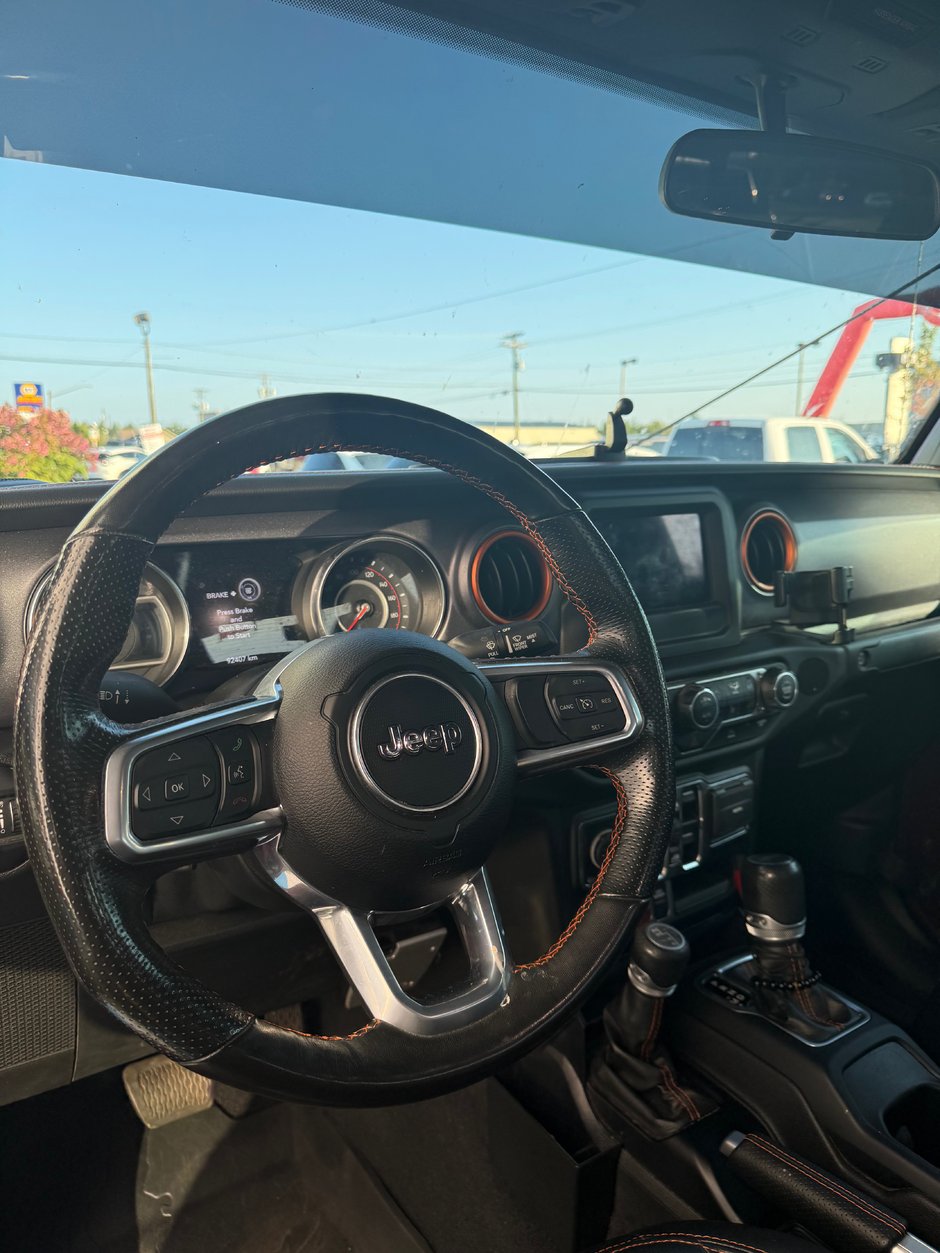 2021 Jeep Gladiator MOJAVE READY FOR WHATEVER ADVENTURE! Aftermarket wheels, bumper, side steps, and winch.