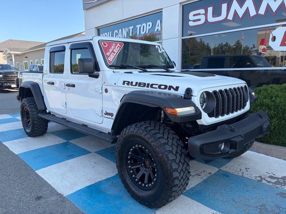 2024 Jeep GLADIATOR RUBICON UPGRADED WHEELS, TIRES, AND SUSPENSION!