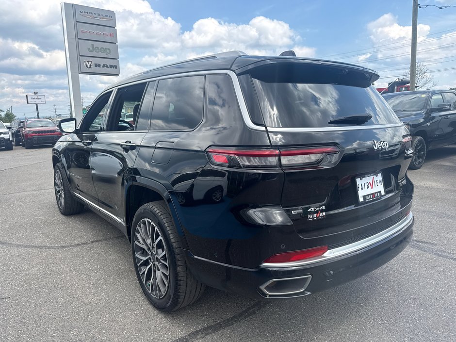 2021 Jeep Grand Cherokee L Summit with  5.7 Hemi McIntosh audio system, event, safety group, McIntosh audio system cool seating massage seating