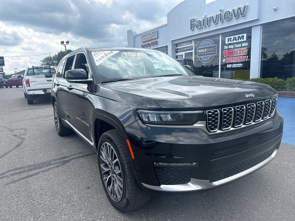 2021 Jeep Grand Cherokee L Summit with  5.7 Hemi McIntosh audio system, event, safety group, McIntosh audio system cool seating massage seating