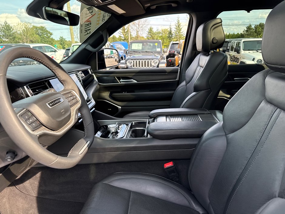 2023 Jeep Wagoneer Series III Three sunroof’s three TVs air suspension price tag over 120 K New