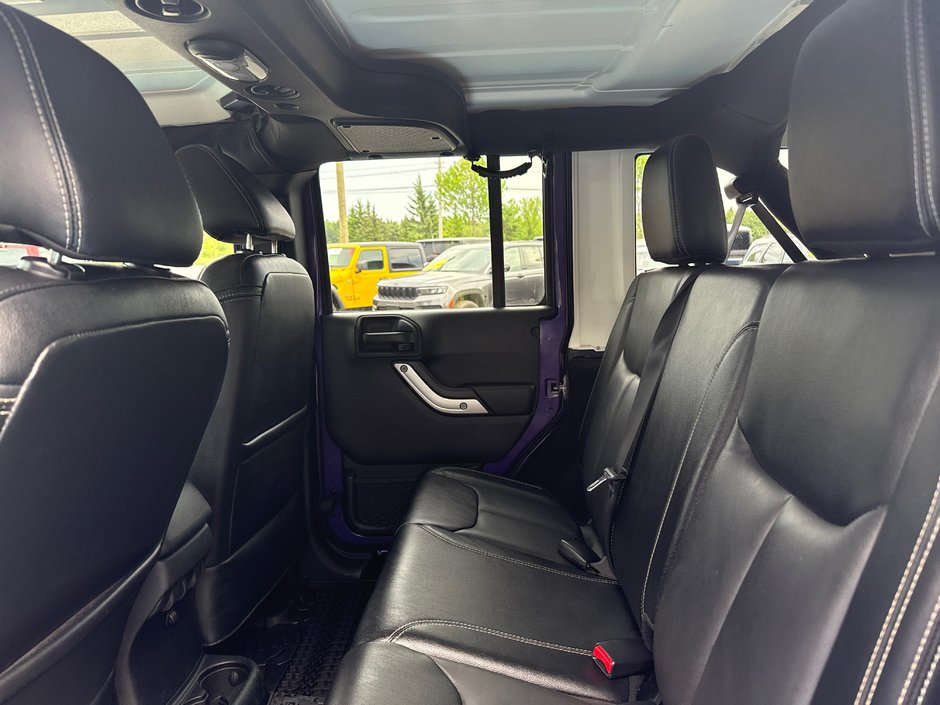 2018 Jeep WRANGLER JK UNLIMITED Sahara with 35 Brand new 35 inch tires, leather, limited edition, color, heated seat, seats, NAV, etc.