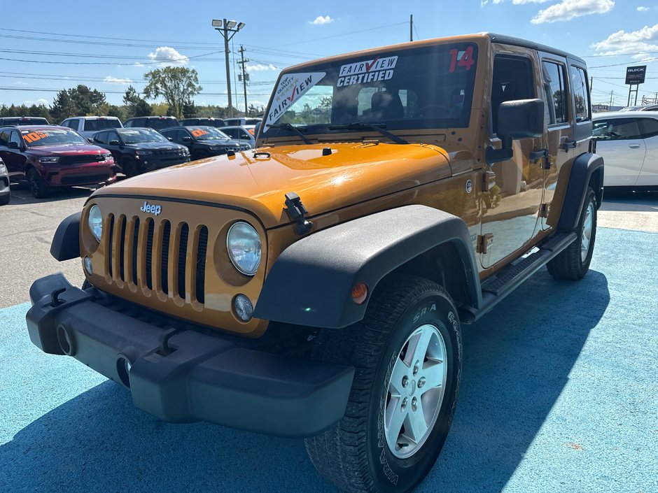2014 Jeep Wrangler Unlimited Sport Amazing condition, power windows, AC, etc.