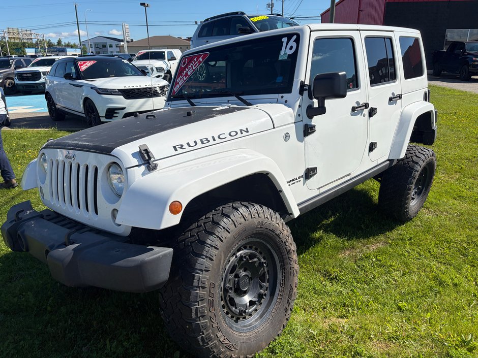2016 Jeep WRANGLER UNLIMITED RUBICON