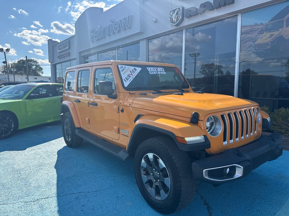 2018 Jeep Wrangler Unlimited Sahara loaded with leather Extreme rare edition