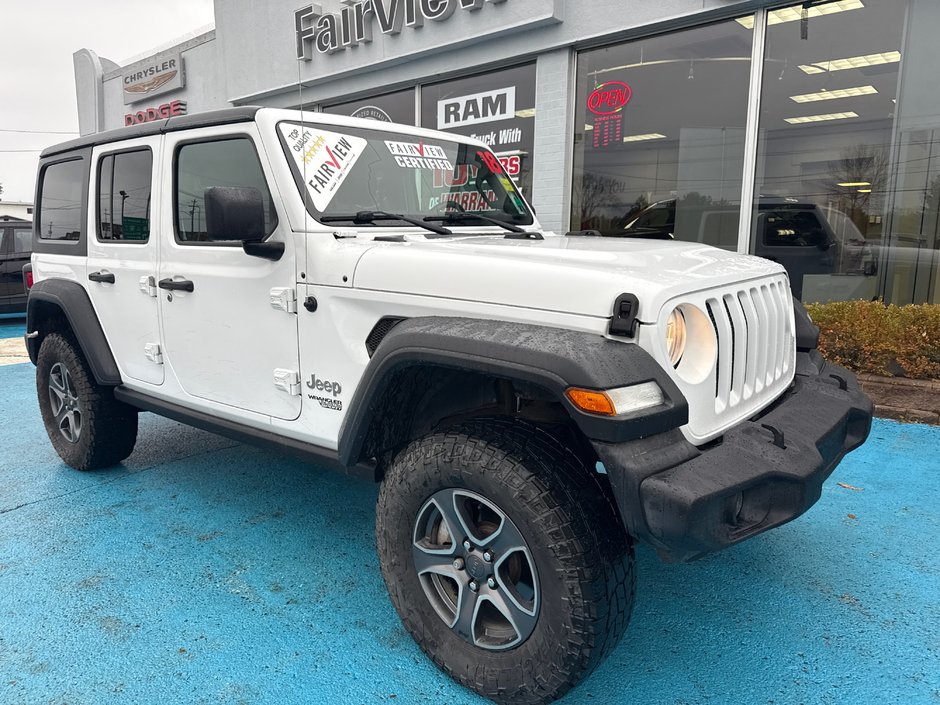 2018 Jeep Wrangler Unlimited Sport Fox lift kit 35 inch tire and wheel package