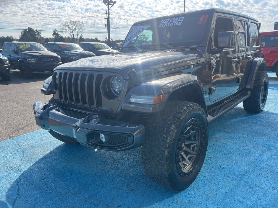 2021 Jeep Wrangler Unlimited High Altitude 35 inch tire and wheel package