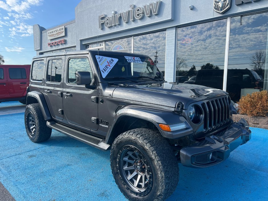 2021 Jeep Wrangler Unlimited High Altitude 35 inch tire and wheel package