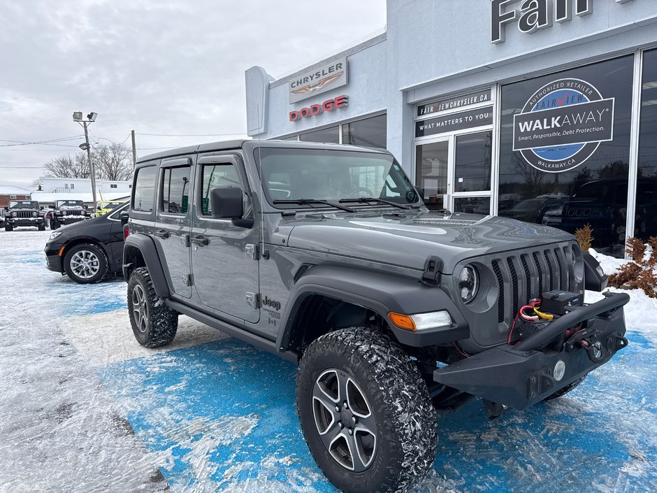 2021 Jeep Wrangler Unlimited Sport Left, tires, wench, bumper kit, cold-weather group