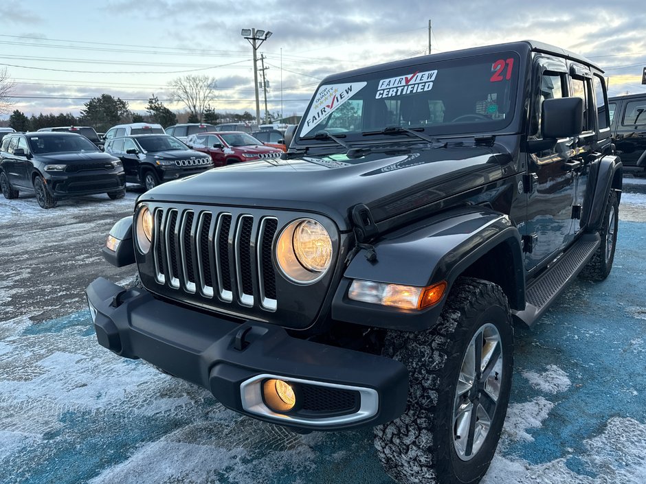 2021 Jeep Wrangler Unlimited Sahara Loaded with navigation