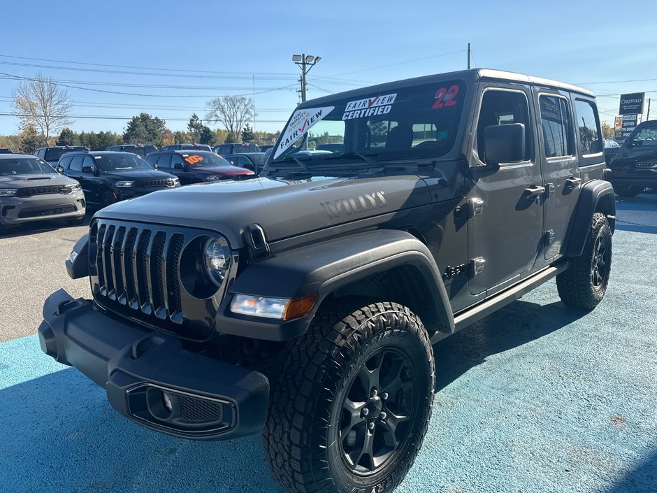 2022 Jeep Wrangler Unlimited Willys Brand new tires new to your motor vehicles new brakes