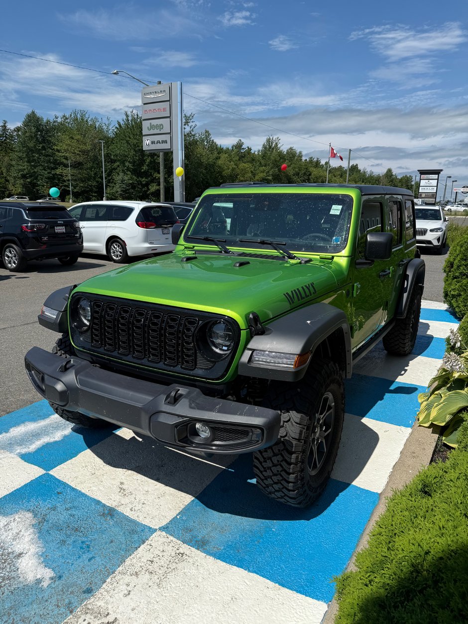 2025 Jeep Wrangler WILLYS ONLY 477KMS!!!