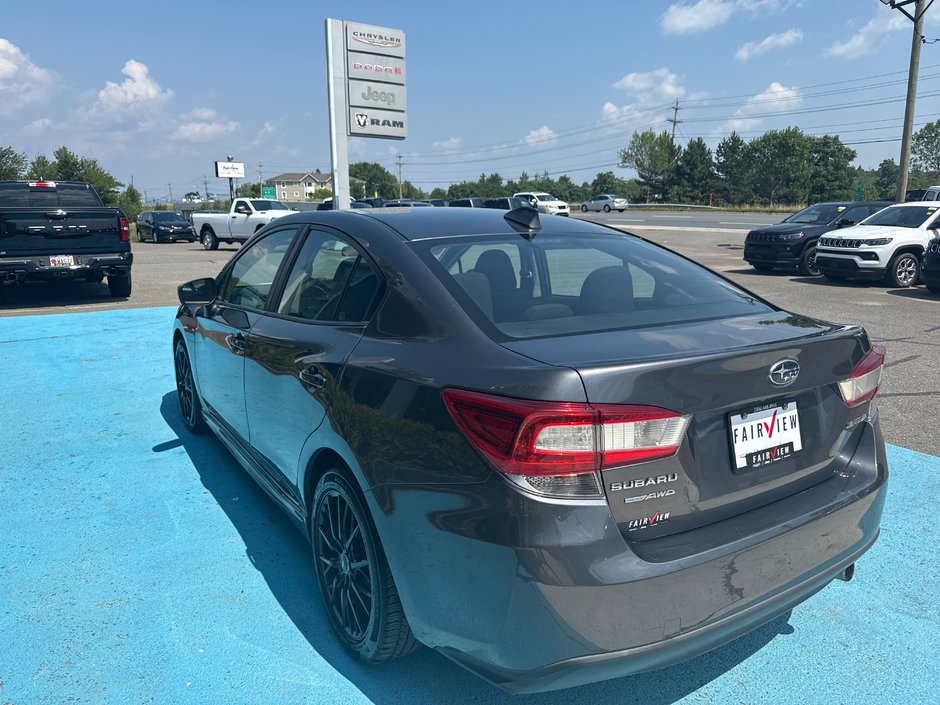 2019 Subaru Impreza Sport With sun and sound group standard transmission