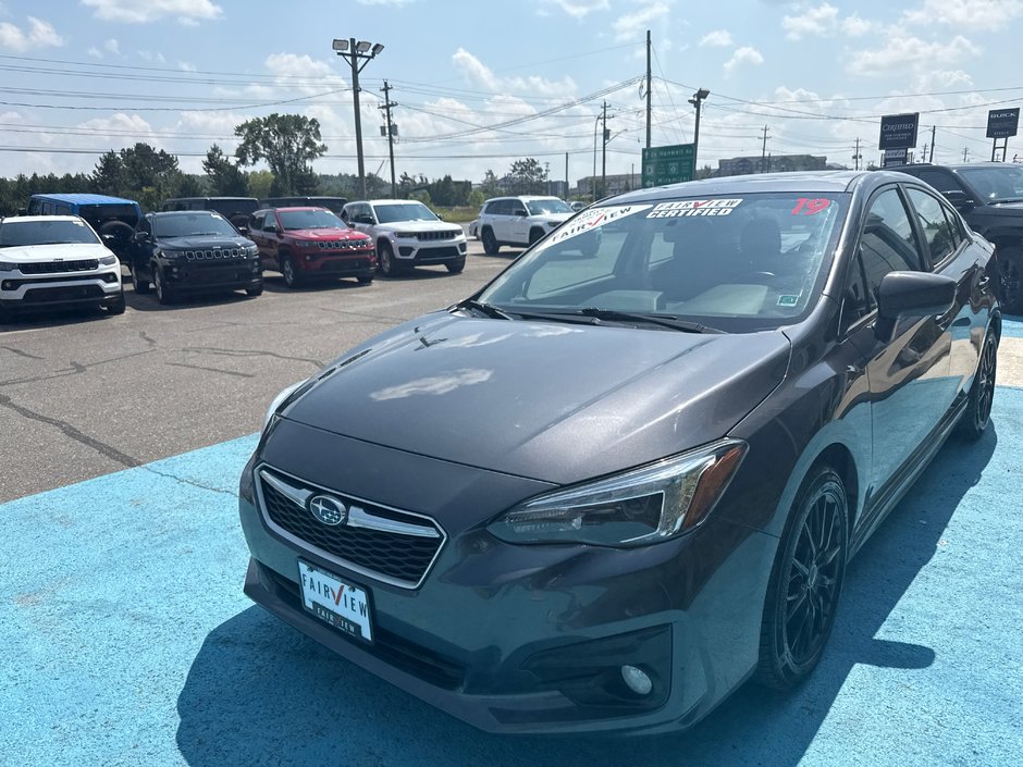 2019 Subaru Impreza Sport With sun and sound group standard transmission