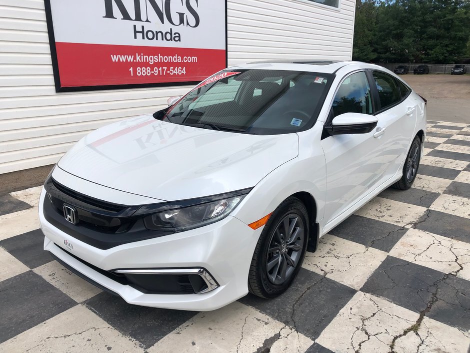 Civic EX, sunroof, dual climate zones, reverse camera 2020 à COLDBROOK, Nouvelle-Écosse