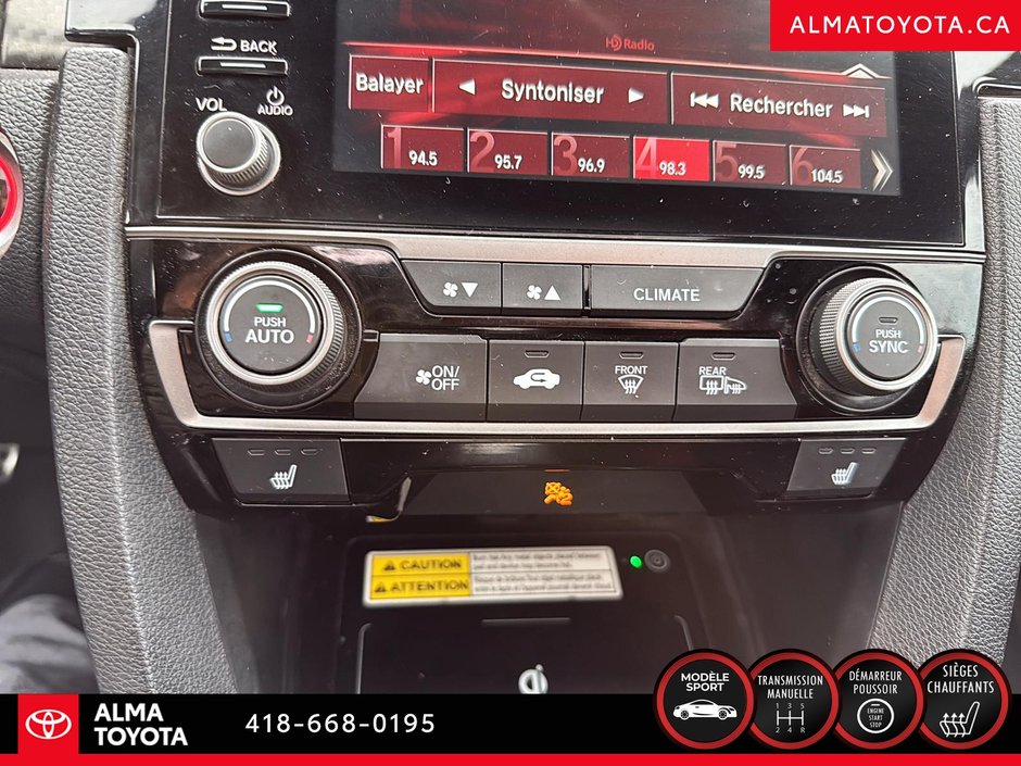 Honda Civic SI Manuelle 2020-23