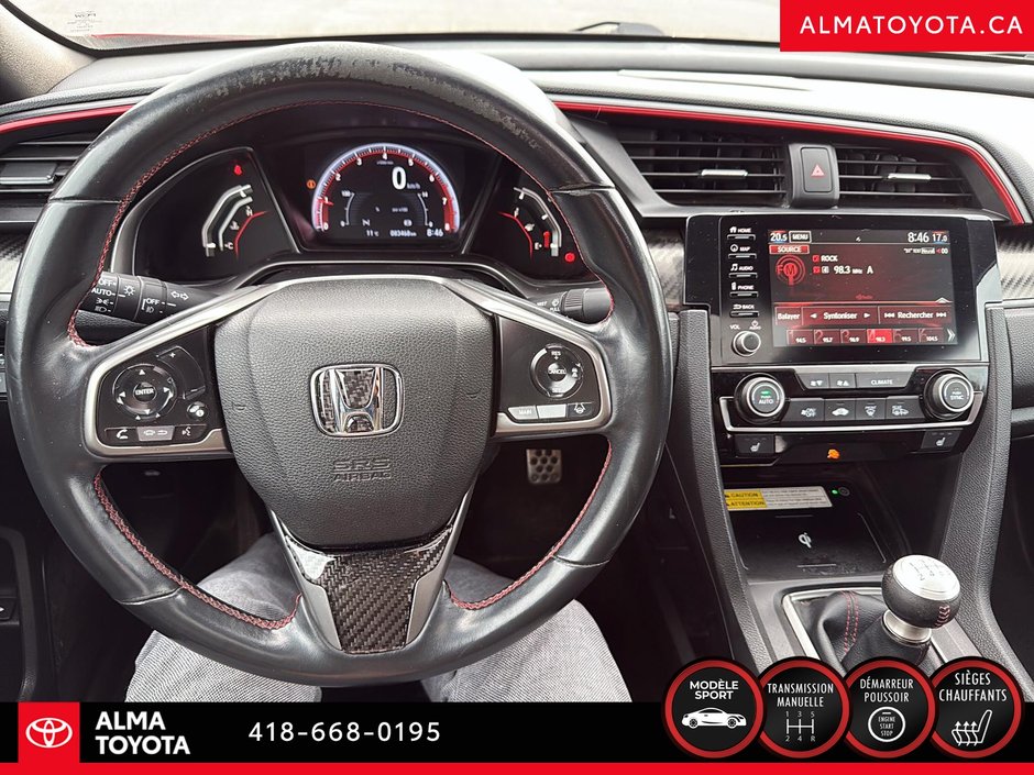 Honda Civic SI Manuelle 2020-17