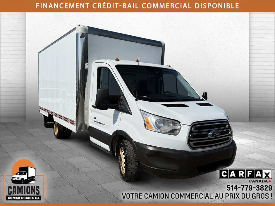 2018 Ford TRANSIT CUTAWAY T-350 Cube 16' in Saint-Sulpice, Quebec