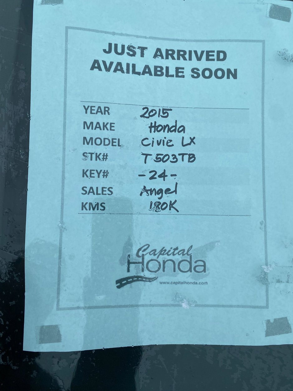 2015 Honda Civic Sedan LX-1