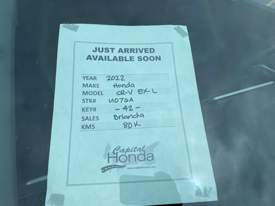 Honda CR-V EX-L 2022-2