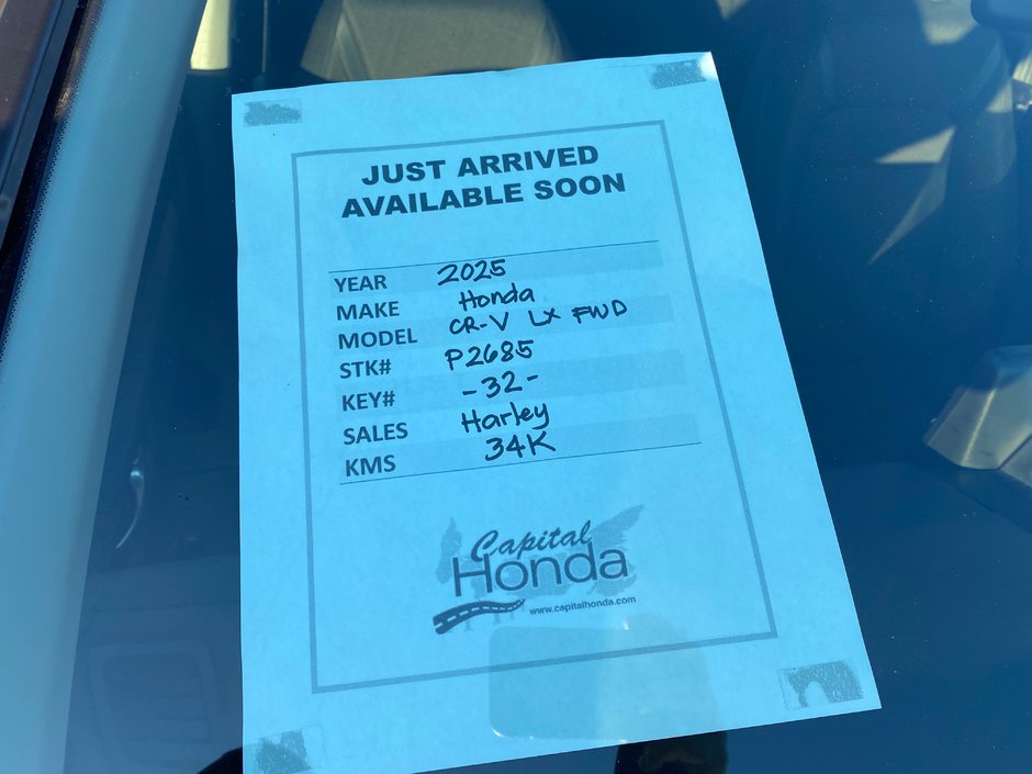 2025 Honda CR-V LX-1