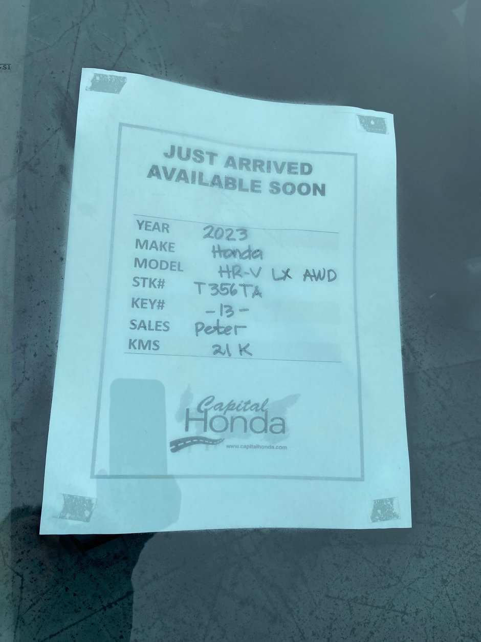 2023 Honda HR-V LX-1