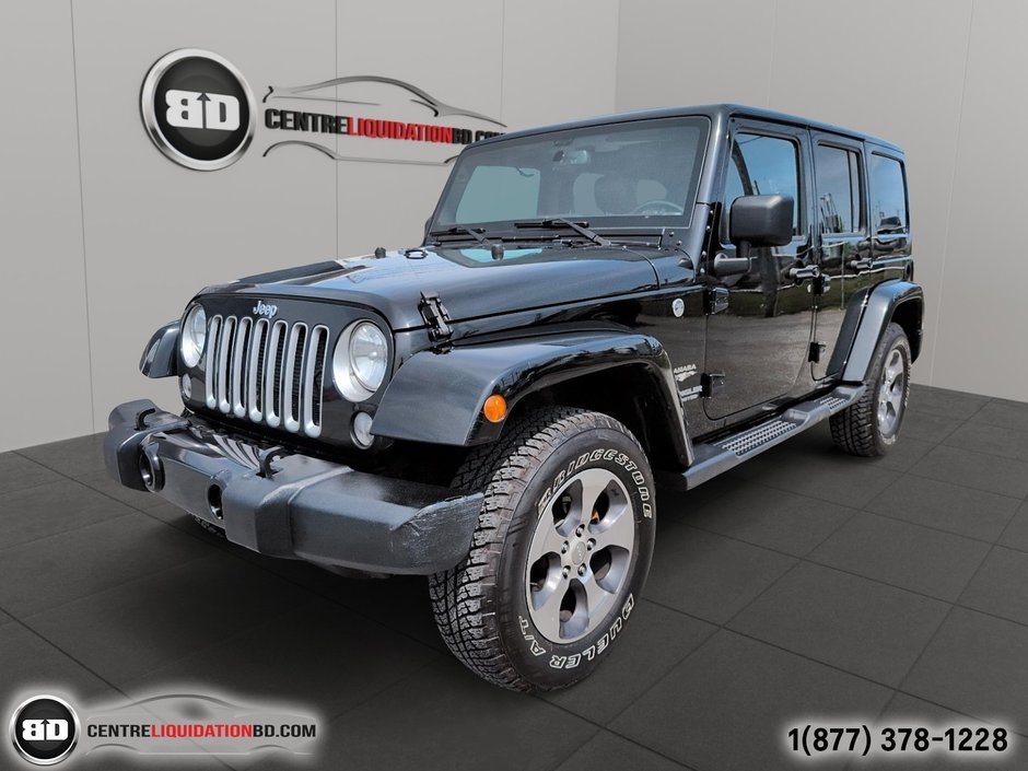 2017 Jeep Wrangler Unlimited Sahara V6 3.6L CUIR in Granby, Quebec