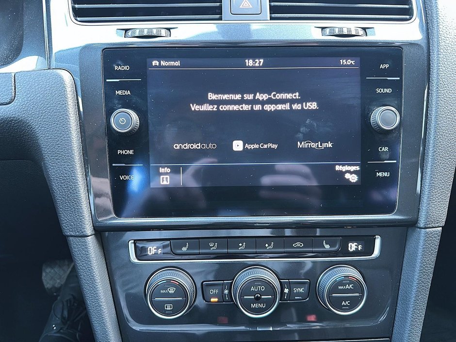 Volkswagen E-Golf COMFORTLINE+SIMILCUIR+CARPLAY+100%-ELECTRIQUE 2020-14
