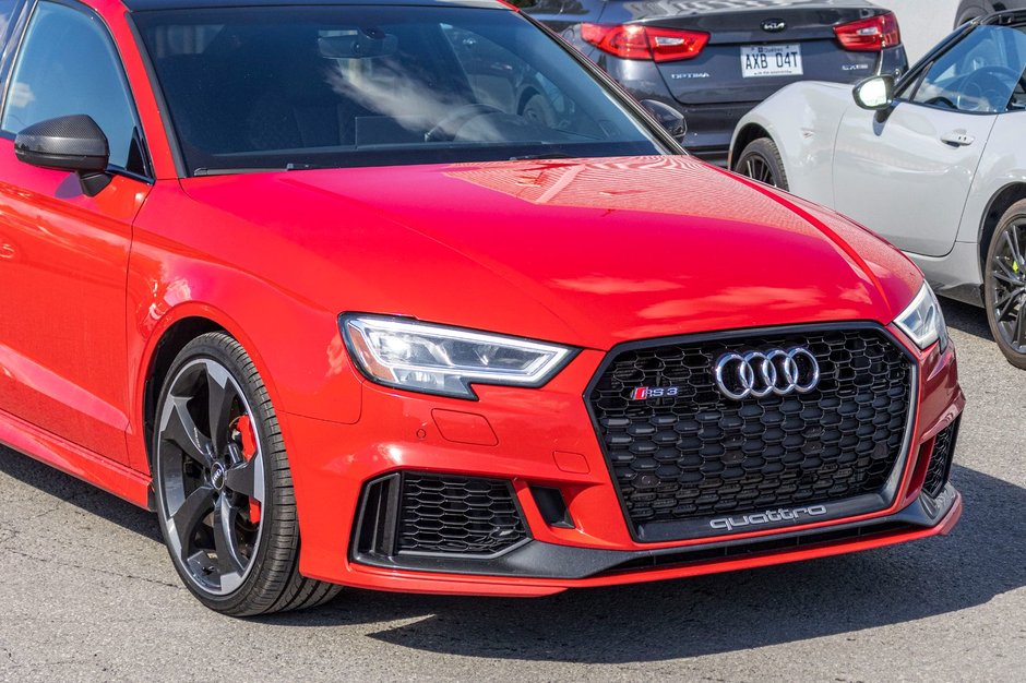 Audi RS 3 Sedan 2.5T AWD CUIR TOIT NAV RARE 2019 PAS DE RECLAMATION AU CARFAX