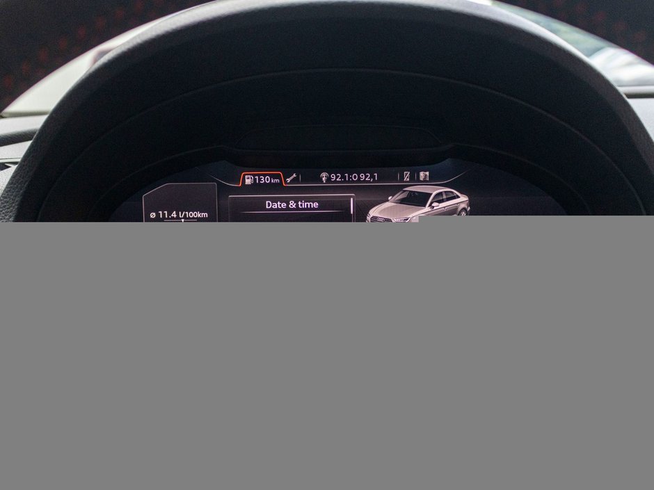 2018 Audi S3 Sedan TECHNIK QUATTRO BLANC INT ROUGE BAS KILO NO CARFAX CLAIM