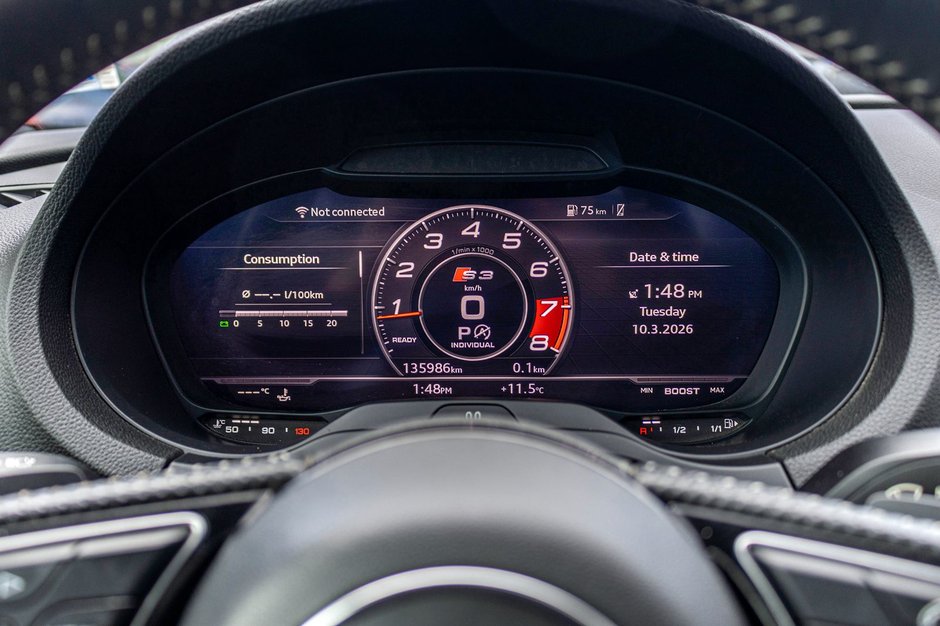 2019 Audi S3 Sedan TECHNIK AWD CUIR TOIT VIRTUAL COKPITT NO CARFAX CLAIM