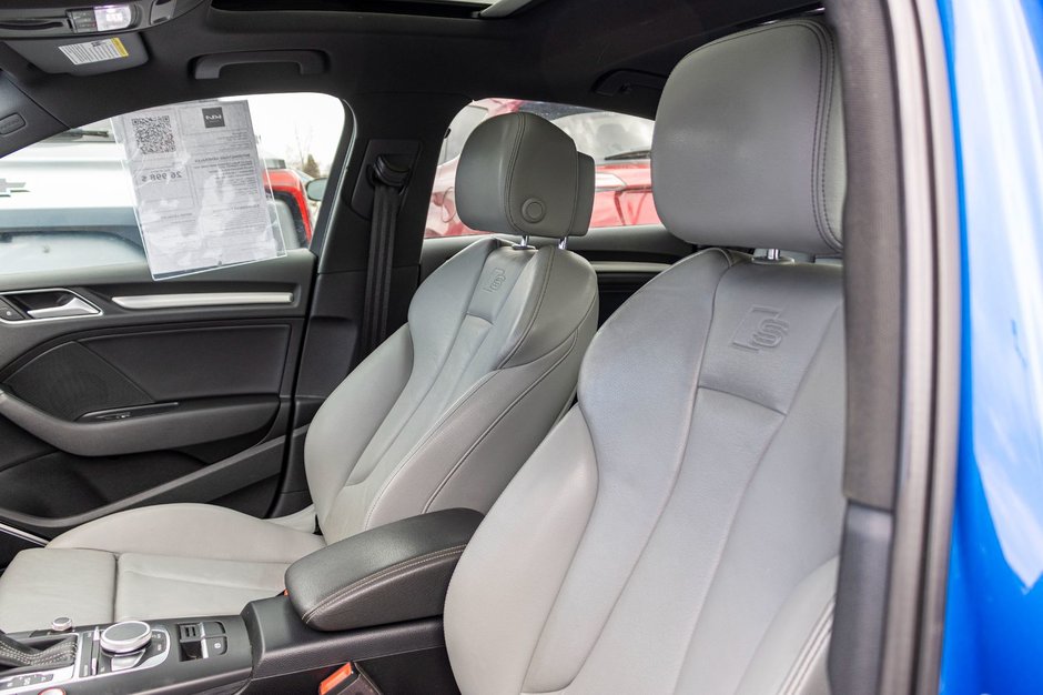 2019 Audi S3 Sedan TECHNIK AWD CUIR TOIT VIRTUAL COKPITT NO CARFAX CLAIM