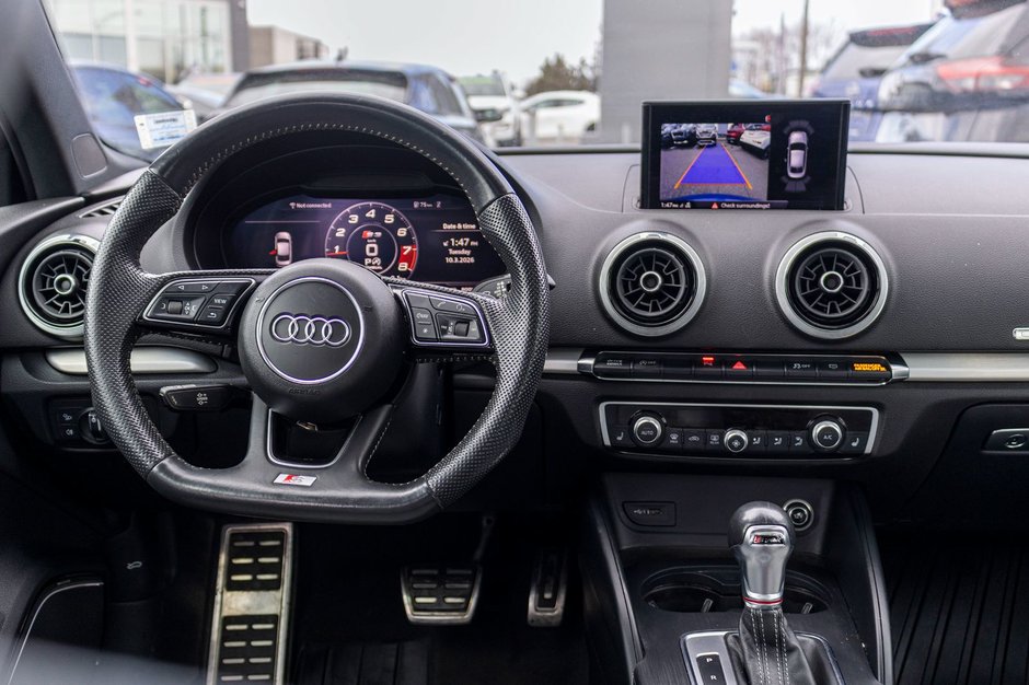 2019 Audi S3 Sedan TECHNIK AWD CUIR TOIT VIRTUAL COKPITT NO CARFAX CLAIM