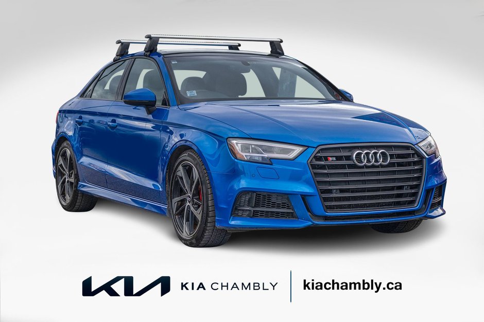 2019 Audi S3 Sedan TECHNIK AWD CUIR TOIT VIRTUAL COKPITT NO CARFAX CLAIM