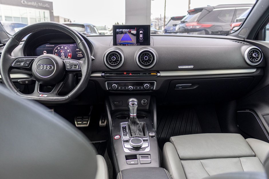 2019 Audi S3 Sedan TECHNIK AWD CUIR TOIT VIRTUAL COKPITT NO CARFAX CLAIM