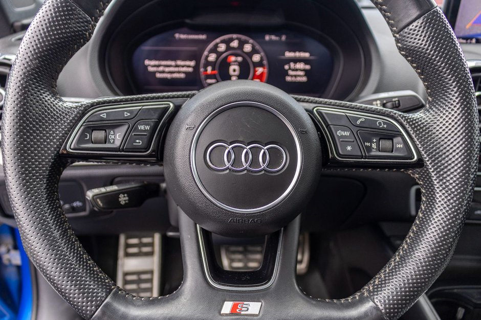2019 Audi S3 Sedan TECHNIK AWD CUIR TOIT VIRTUAL COKPITT NO CARFAX CLAIM