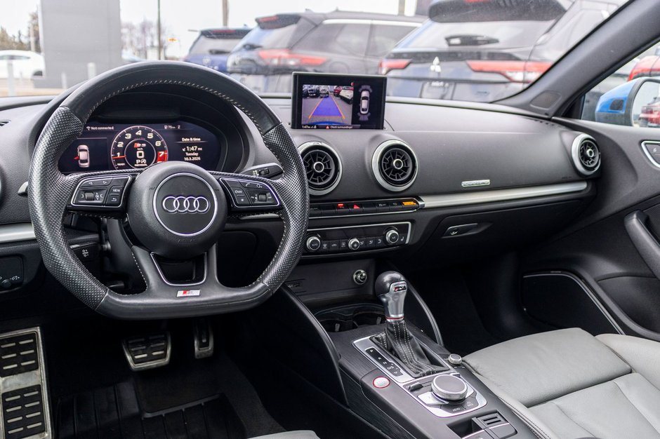 2019 Audi S3 Sedan TECHNIK AWD CUIR TOIT VIRTUAL COKPITT NO CARFAX CLAIM