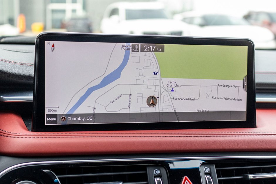 2023 GENESIS G70 3.3T SPORT AWD GRIS CUIR ROUGE WOW BAS KILO