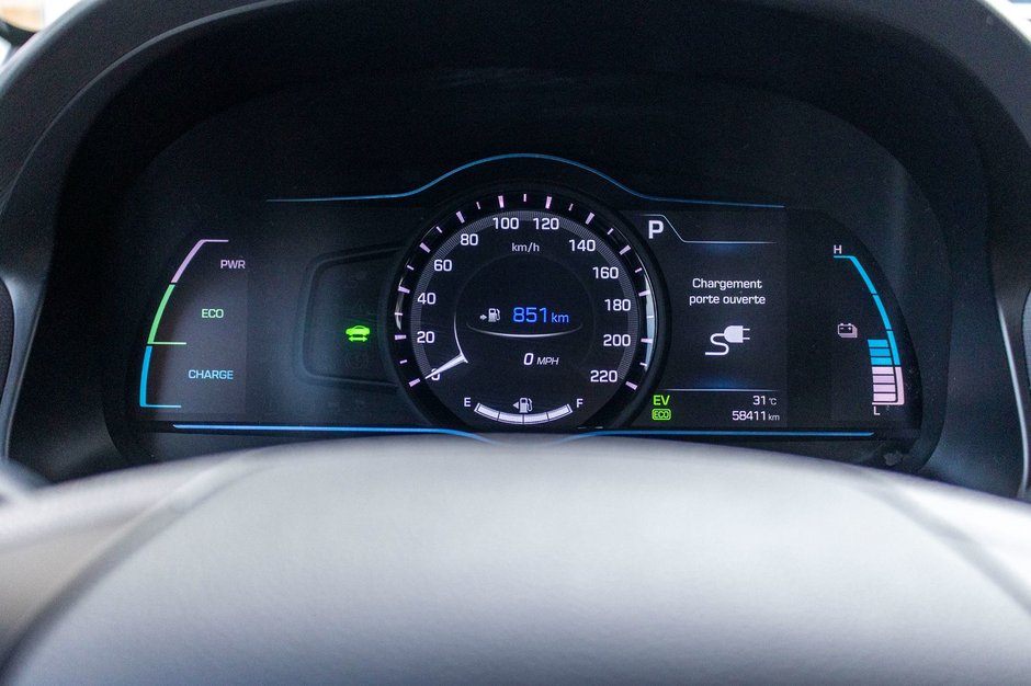 2018 Hyundai Ioniq Electric Plus SE AUTOM GRIS BAS KILO NO CARFAX CLAIM