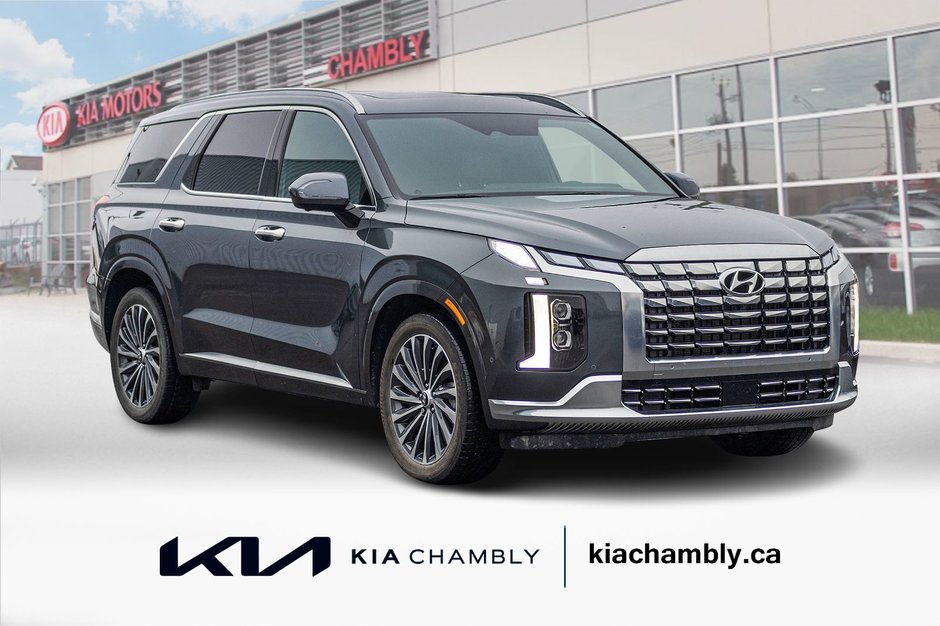 Hyundai Palisade ULTIMATE CALLIGRAPHY AWD CUIR TOIT 2023 PAS DE RECLAMATION AU CARFAX