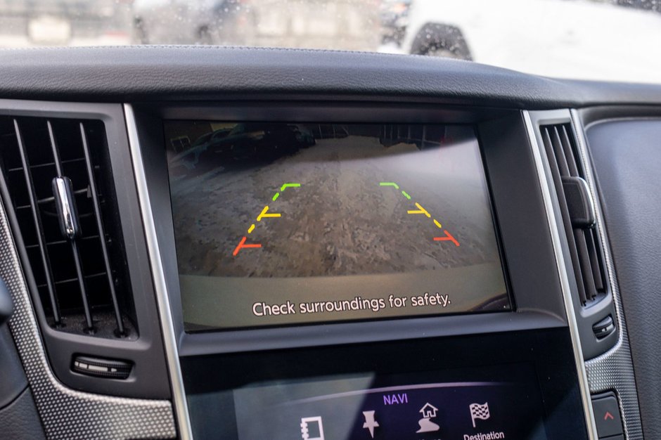 Infiniti Q50 S 3.0T AWD BLANC CUIR NOIR BAS KILO 2019