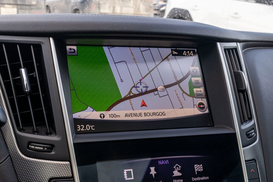 Infiniti Q50 S 3.0T AWD BLANC CUIR NOIR BAS KILO 2019