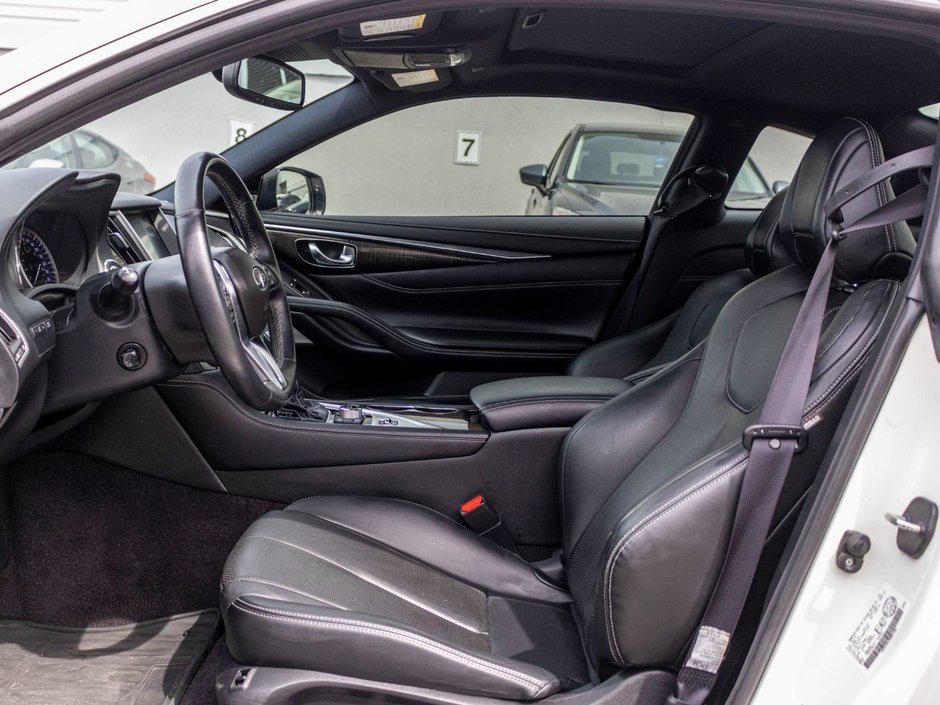 2017 Infiniti Q60 3.0t AWD BLANC CUIR TOIT NAV NO CARFAX CLAIM