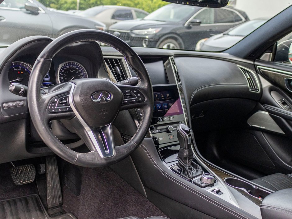 2017 Infiniti Q60 3.0t AWD BLANC CUIR TOIT NAV NO CARFAX CLAIM