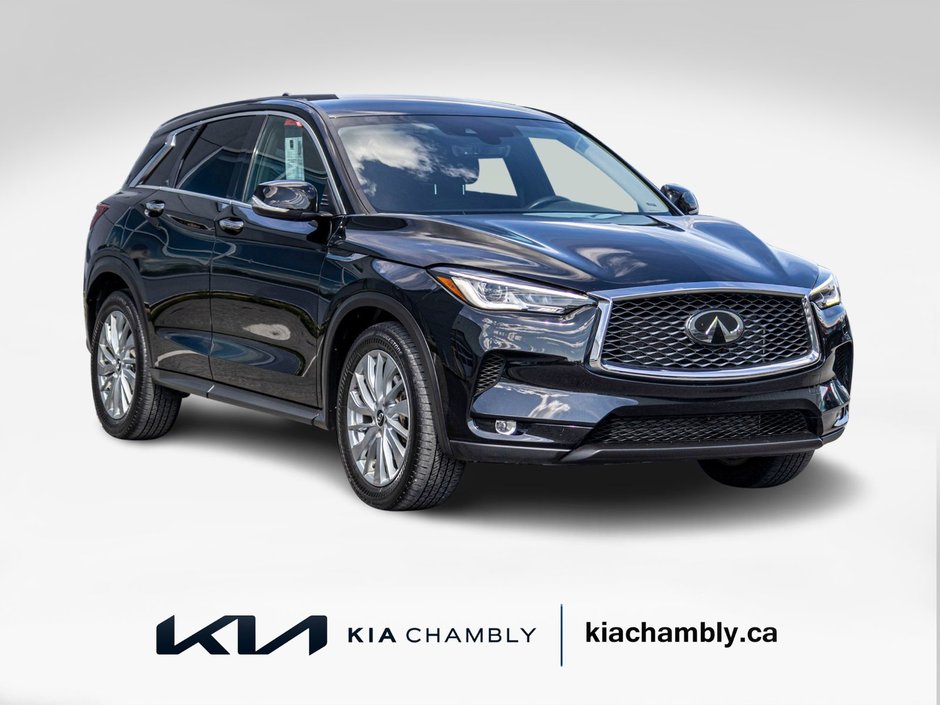 2023 Infiniti QX50 PURE AWD CUIR TOIT NOIR 1 OWNER LOW KMS