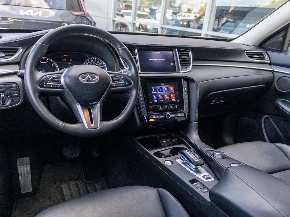 2023 Infiniti QX50 PURE AWD CUIR TOIT NOIR 1 OWNER LOW KMS