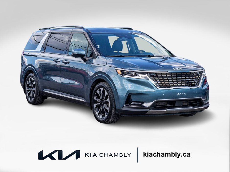 2023 Kia Carnival EX+ AUTOM CUIR BLEUE 1 OWNER NO CARFAX CLAIM