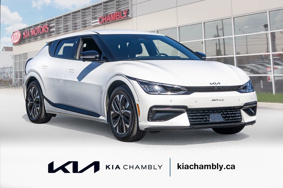 2023 Kia EV6 GT LINE 1 AWD BLANC 1 OWNER NO CARFAX CLAIM