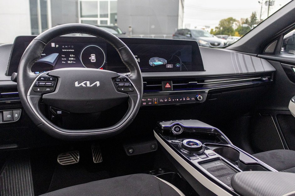 Kia EV6 GT-LINE 2 AWD BLANC TOIT 2024 PAS DE RECLAMATION AU CARFAX