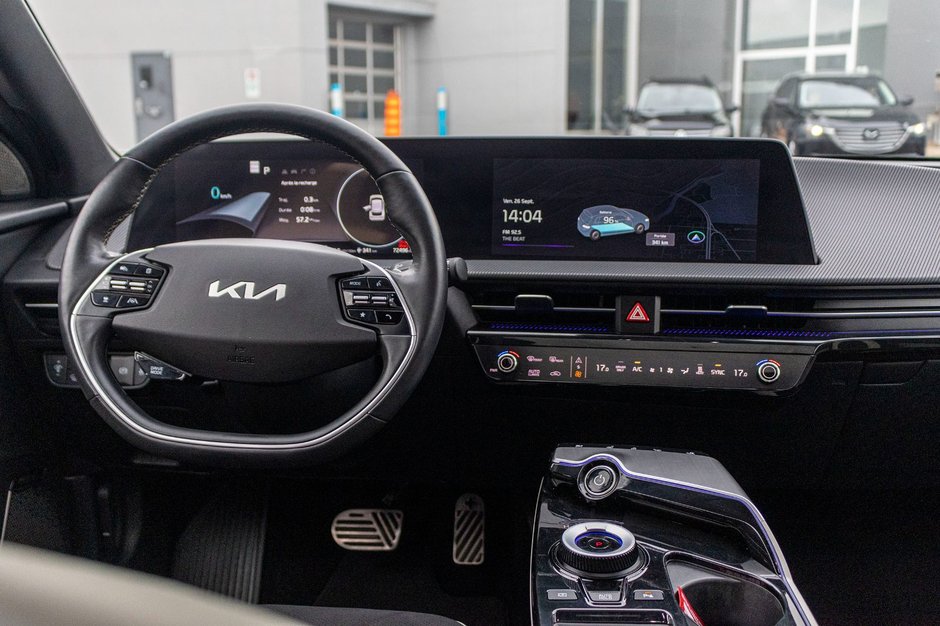 Kia EV6 GT-LINE 2 AWD BLANC TOIT 2024 PAS DE RECLAMATION AU CARFAX